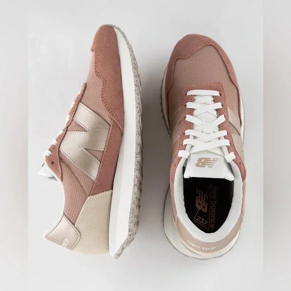 🌻🆕LAST ONE!!! NEW BALANCE 237 Womens Retro Sneaker-Copper/Silver-SIZE 7.5 - Picture 4 of 14